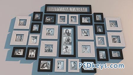 Family Photowall - After Effects Project