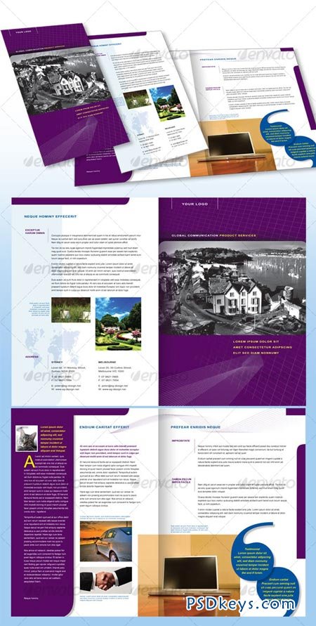 4 Page Corporate Brochure A4 57958