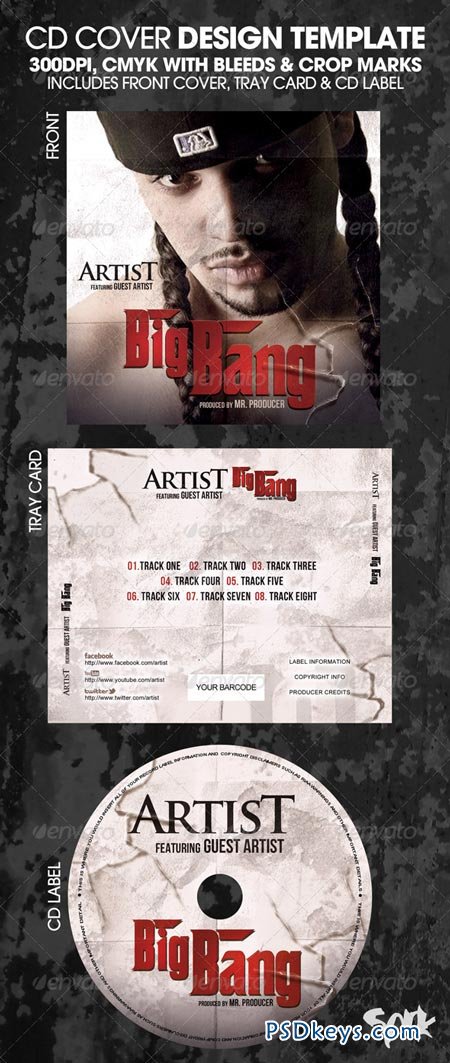 Big Bang Complete CD Template or Flyer 2907693