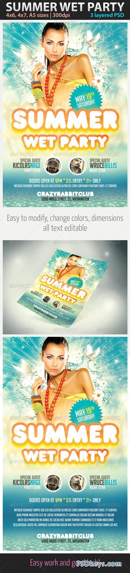 Summer Wet Party Flyer 2364178