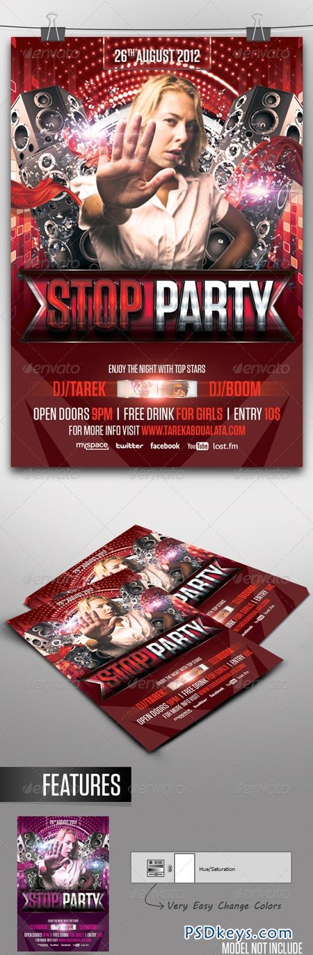 Stop Party Flyer 3292166