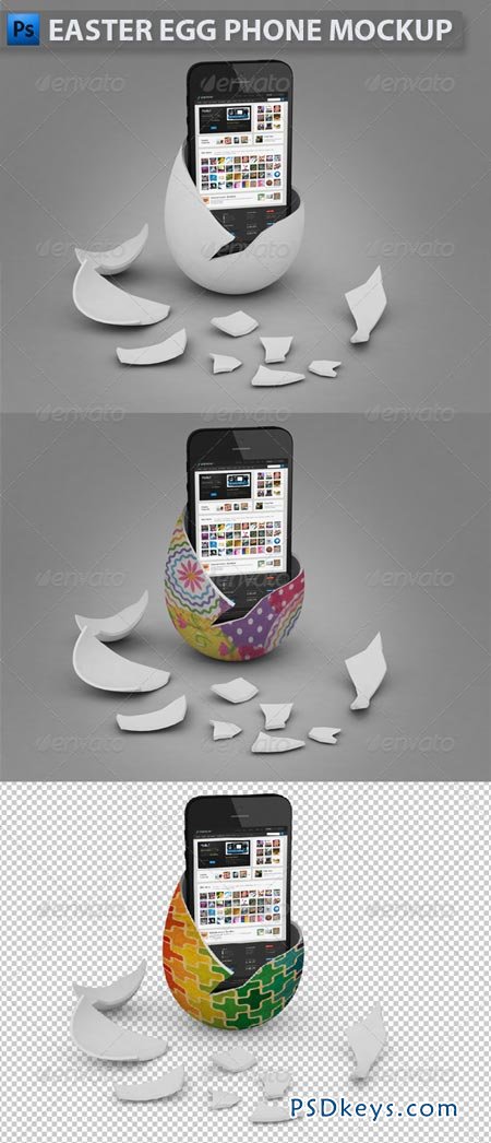 Easter Egg Phone Mockup 4584320