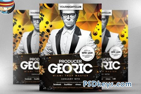 Georic PSD Flyer Template 36941