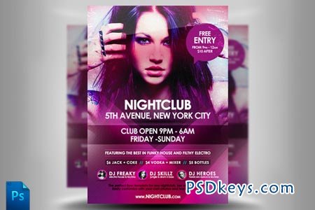 Nightclub Event Flyer Template 69