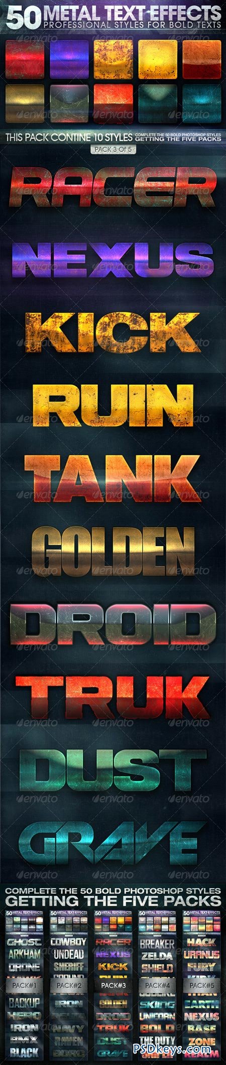 50 Metal Text Effects 3 of 5 7314999