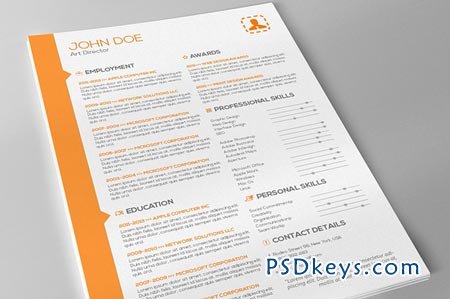 Resume & Cover Letter Template 23213