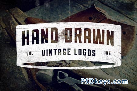 9 Hand Drawn Vintage Logos 20797