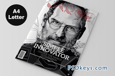 InDesign Magazine Template 8185