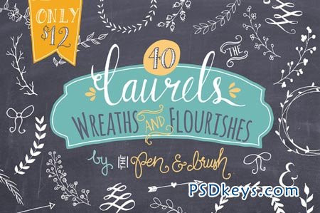 Laurels & Wreaths - Vector 28749