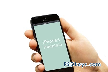 Hand with iPhone5 template_02 2028