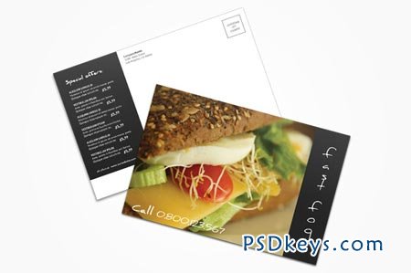Fast Food Postcard 3737