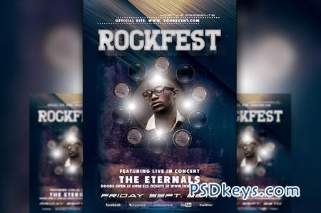 Rockfest Flyer Template 3935