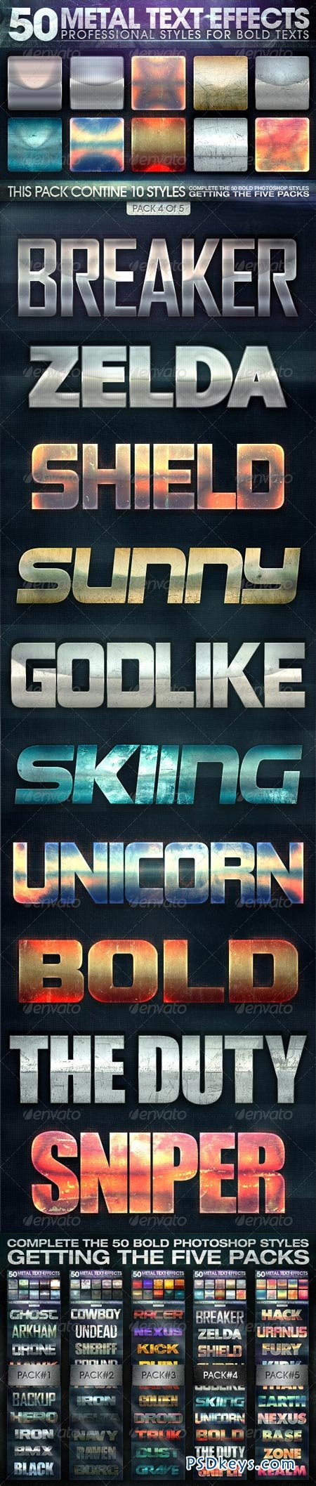50 Metal Text Effects 4 of 5 7336802