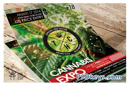 Cannabis Expo Flyer 8195