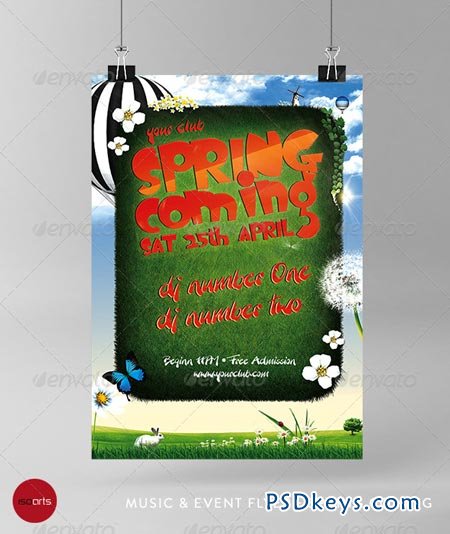 Music & Event Flyer - Spring Coming 161856
