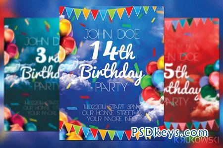 Birthday Party Flyer 22019
