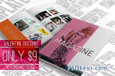 InDesign Magazine Template 23386