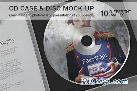 CD Case & Disc Mock-up 17003