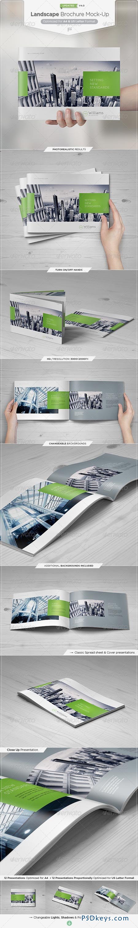 Download Landscape Brochure Mock-Up Set 3931284 » Free Download Photoshop Vector Stock image Via Torrent ...