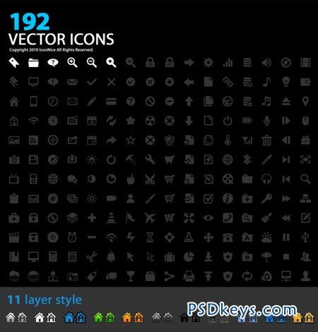 Icons(192 Vector Icons) 15841