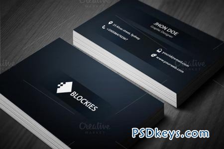 Simple and Clean Business Card 32690