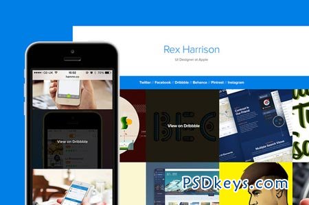 Competo - HTML Dribbble Portfolio 41204