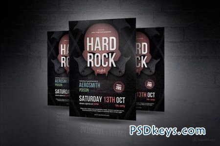 Hard Rock Night Flyer 41455
