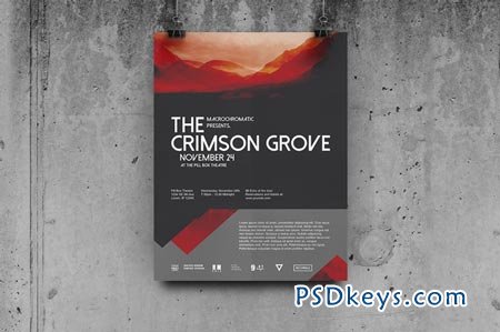 Crimson Concert - Flyer Poster 40642