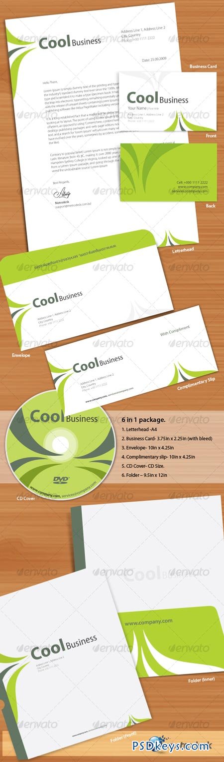 Cool Corporate Identity 66078