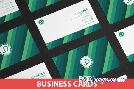 Colorful Stripes Business Cards 39306