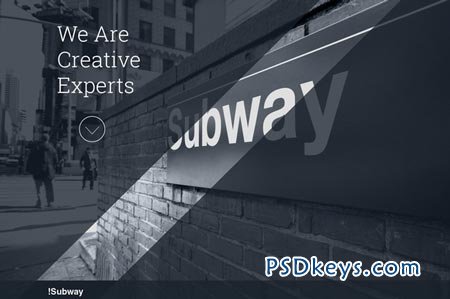 SUBWAY - Creative HTML5 Template 38527