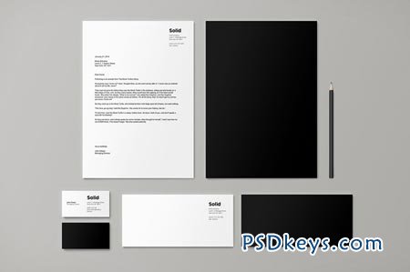 Stationery Template Identity - Solid 37857