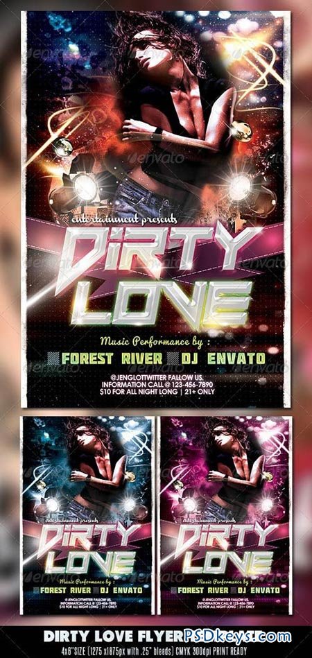 Dirty Love Party Flyer 2463154