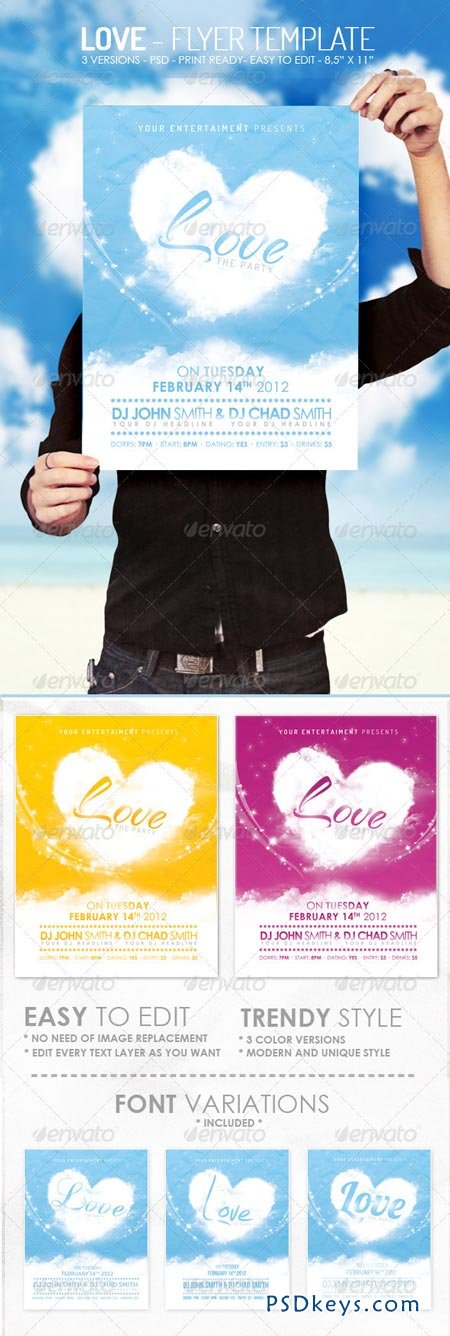 Love - Flyer Template 1391053