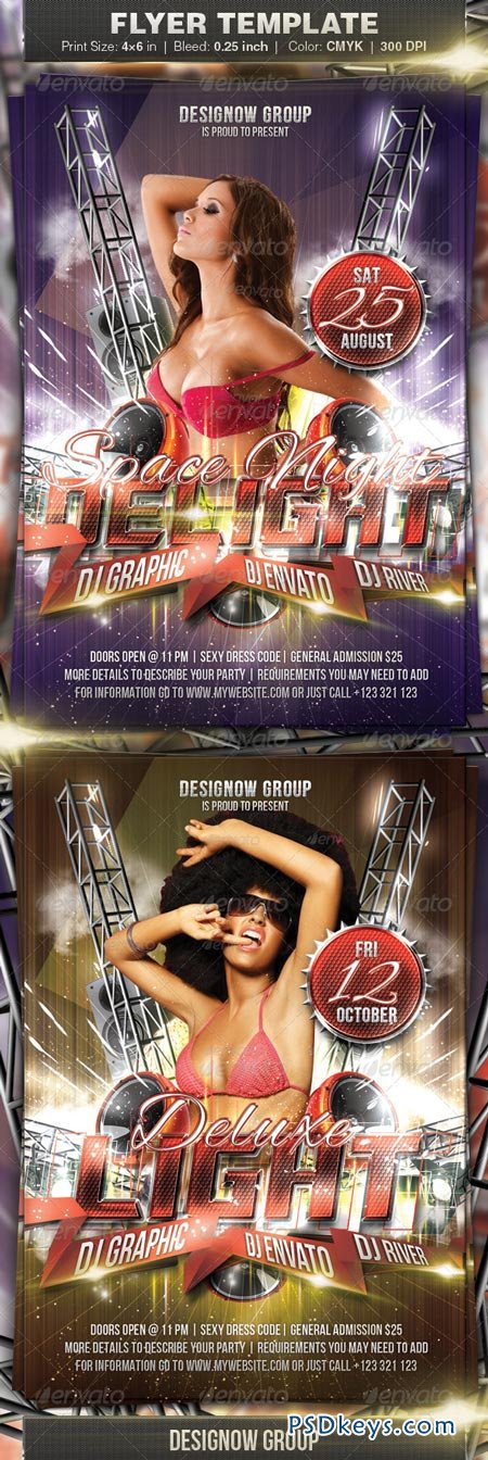 Space Night Delight Flyer 2702261