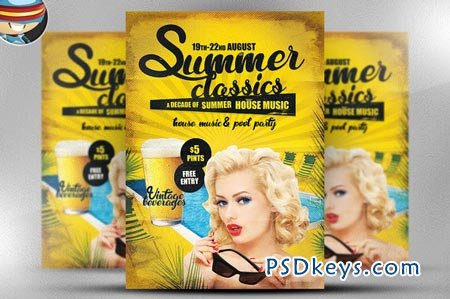 Summer Classics Flyer Template 43303