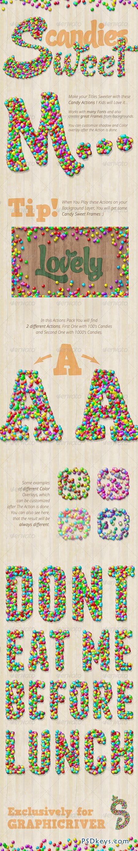 Candy Text Creator - Photoshop Actions 7588581