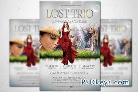 Lost Trio Flyer - Summer Vaganza 43058