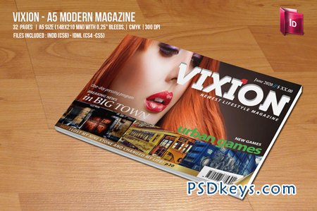 A5 Modern Magazine 43062