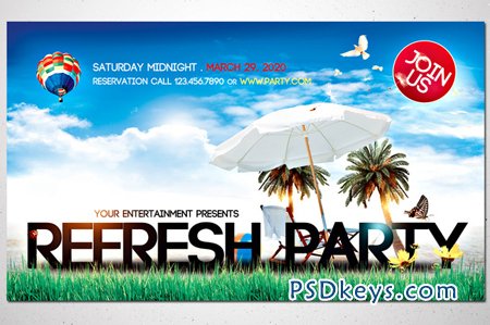 Refresh Party - Front & Back 42981