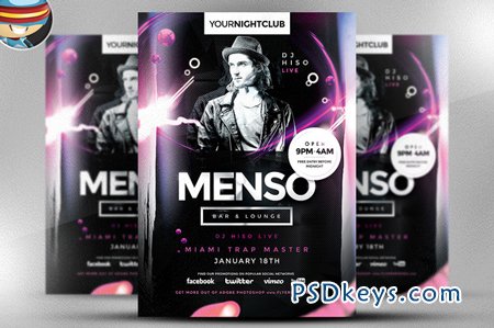 Menso Flyer Template 43096