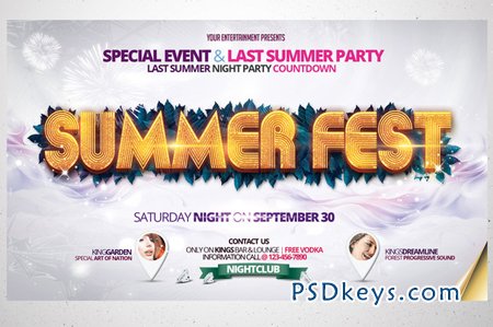 Summer Fest Flyer 42998