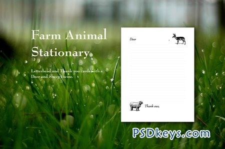 Farm Animal Stationery 43090