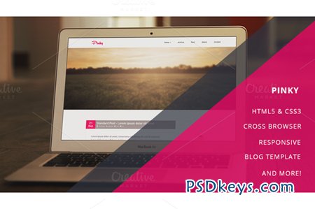 Pinky  Multipurpose HTML Blog 43211