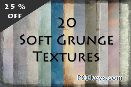 20 Soft Grunge Pastel Textures 15701