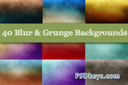40 Blur & Grunge Backgrounds 10308