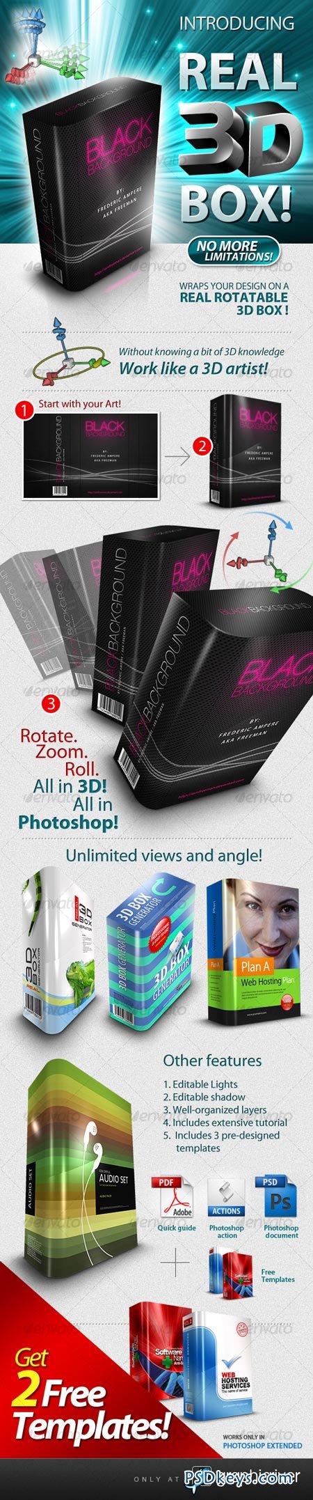 Real 3D Box Generator & Template! 105966