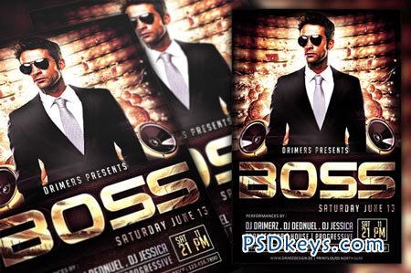 Boss Party Flyer 43699