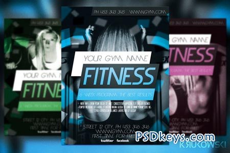 Fitness Flyer Template 22314