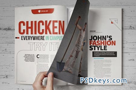 (save 35%)InDesign Magazine Template 21894